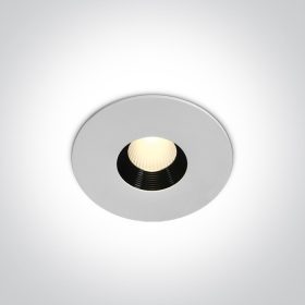   10108H / W / W fehér cob LED 8W CW WW 36DEG IP54 230V sötét fény