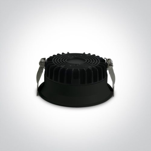 10109D / B / W Fekete LED 9W WW IP20 230V sötét fény