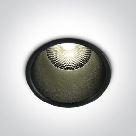   10110FD / B / W Fekete LED 10W WW 24DEG IP20 230V sötét fény