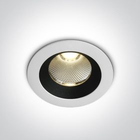   10110p / w / w fehér cob LED 12W WW IP65 38deg 230V sötét fény