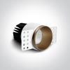 10112BTR / B / W Fekete COB LED 12W WW 40DEG 700MA 2 lépéses trimless sötét fény