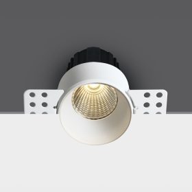   10112BTR / W / W fehér COB LED 12W WW 40DEG 700MA 2 lépéses trimless sötét fény