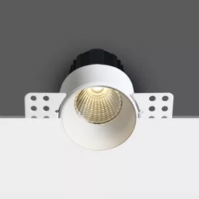   10112BTR / W / W fehér COB LED 12W WW 40DEG 700MA 2 lépéses trimless sötét fény