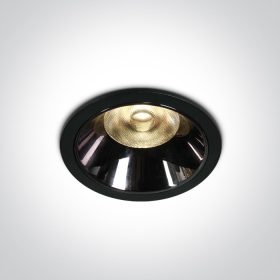   10112DC / B / W Fekete LED 12W WW IP20 36DEG 700MA Sötét Light
