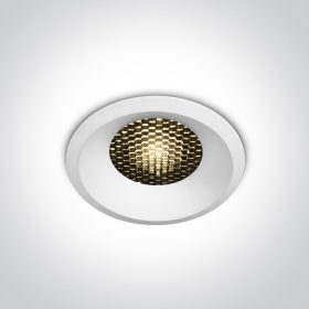   10112DH / w / w fehér LED 12W WW IP20 36DEG 700MA Sötét Light Honeycomb