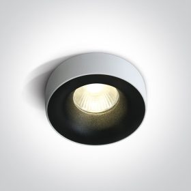   10112R / B / W Fekete COB LED 12W WW 700MA 50DEG Sötét Light