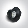 10112R / B / W Fekete COB LED 12W WW 700MA 50DEG Sötét Light