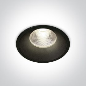   10112td / b / c fekete LED 12W 20DEG CW IP20 230V sötét fény