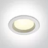 10118b / w / c fehér LED 18W IP54 CW 100-240V