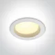 10118B / W / W fehér LED 18W IP54 WW 100-240V