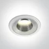 10118TD / W / C fehér LED 18W IP54 CW 230V sötét fény