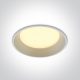 10122D / W / W fehér LED 22W WW IP20 230V sötét fény