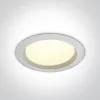 10125B / W / C fehér LED 25W IP54 CW + Driver 100-240V