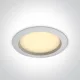 10125B / W / W fehér LED 25W IP54 WW + vezető 100-240V