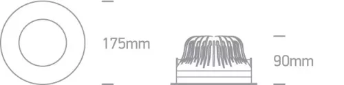 10130g / w / w fehér LED 30W WW IP65 60d 230V