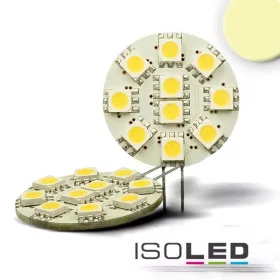   G4 LED fényforrás, 10 SMD, 2W, meleg fehér, oldalsó foglalattal