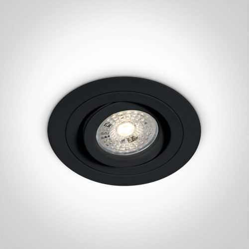 11105ABGL / B fekete GU10 50W levél rugók