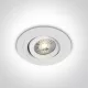 11105ABGL / W WHITE GU10 50W levél rugók