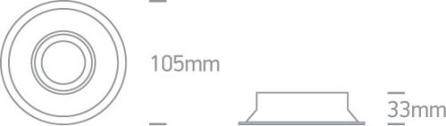 11105CDG / W WHITE GU10 50W