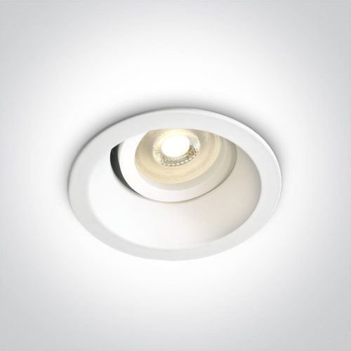 11105d4 / w Fehér sötét fény állítható GU10 50W