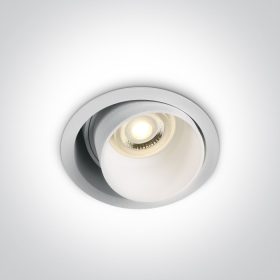 11105d8 / w fehér sötét fény állítható gu10 50w