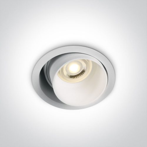 11105d8 / w fehér sötét fény állítható gu10 50w