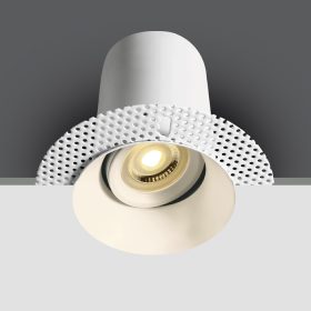 11105F / W Fehér Trimless Fire Rated Gu10 10W Sötét Light