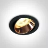 11105m / b / cu fekete gu10 10w réz reflektor sötét fény állítható