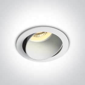   11105m / w fehér GU10 10W fehér fényvisszaverő sötét fény állítható