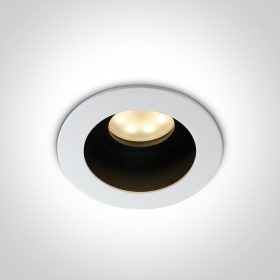 111055ta / w fehér állítható GU10 50W sötét fény