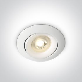 11105U / W fehér gu10 50w állítható