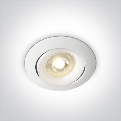 11105U / W fehér gu10 50w állítható