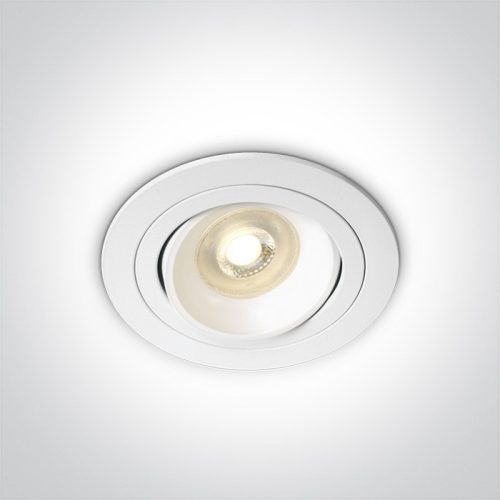 11105ub / w White Gu10 50W állítható