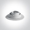 11105UTR / W White MR16 GU10 50W Trimless Sötét Light