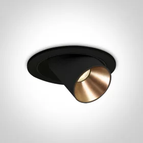   11109b / b / w Fekete COB LED 9W WW 40DEG 500MA Sötét Light