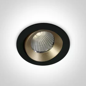  11112p / b / w Fekete COB LED 12W WW 40DEG 700MA IP65 sötét fény