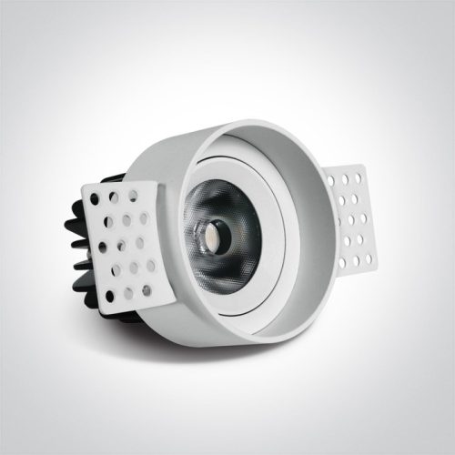11112T / W / W fehér COB LED 12W WW 700MA 38DEG Trimless Sötét Light