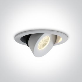   11113E / W / W fehér COB LED 12W WW 350MA 36DEG IP20 szabályozható állítható