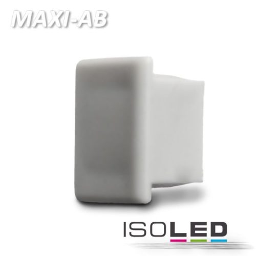Végfedél ezüst MAXI AB10 profilhoz