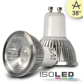   GU10 LED szpot fényforrás, 5,5W, COB, 38°, meleg fehér, dimmelheto