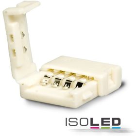   Flexibilis szalag összeköto, 4 pólusú, IP20, 10mm-es szalaghoz, osztási távolság >12 mm