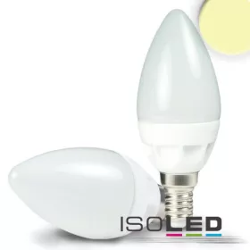 E14 Led Kerámia Milky Gyertya, 4.5 W, Meleg Fehér