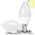 E14 Led Kerámia Milky Gyertya, 4.5 W, Meleg Fehér