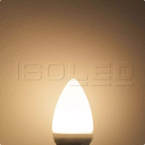 E14 Led Kerámia Milky Gyertya, 4.5 W, Meleg Fehér