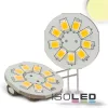 G4 LED szpot fényforrás, 9 SMD chippel, 1,5W,meleg fehér, oldalsó foglalattal