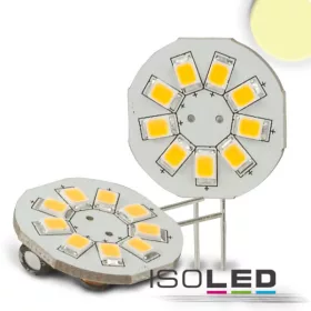   G4 LED szpot fényforrás, 9 SMD chippel, 1,5W,meleg fehér, oldalsó foglalattal