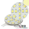 G4 LED szpot fényforrás, 12 SMD chippel, 2W,meleg fehér, oldalsó foglalattal