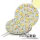 G4 LED szpot fényforrás, 12 SMD chippel, 3W,meleg fehér, oldalsó foglalattal