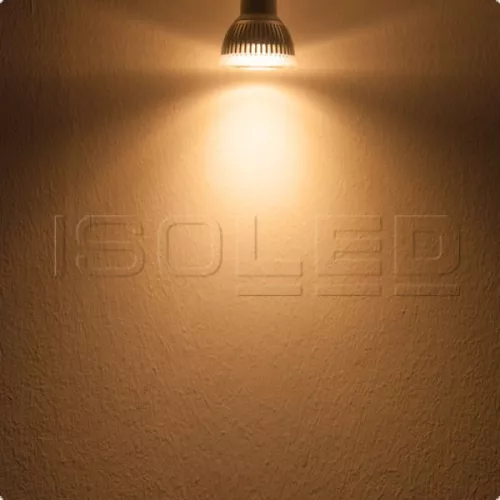 MR16 LED szpot fényforrás, COB, 6W, üveg, 70°, meleg fehér, dimmelheto