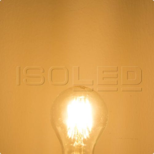 E27 Led Izzó, 7W, Átlátszó, Meleg Fehér